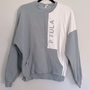 P’tula Oversized Block Sweatshirt